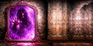 Espelho Roxo