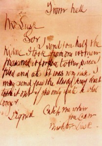 A carta Do Inferno