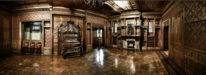 Parte interna da mansão Winchester